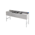 Thumbnail image #1 for Sapphire SMBS-3D18 72-Inch Three-Compartment Underbar Sink with Left & Right Drainboards