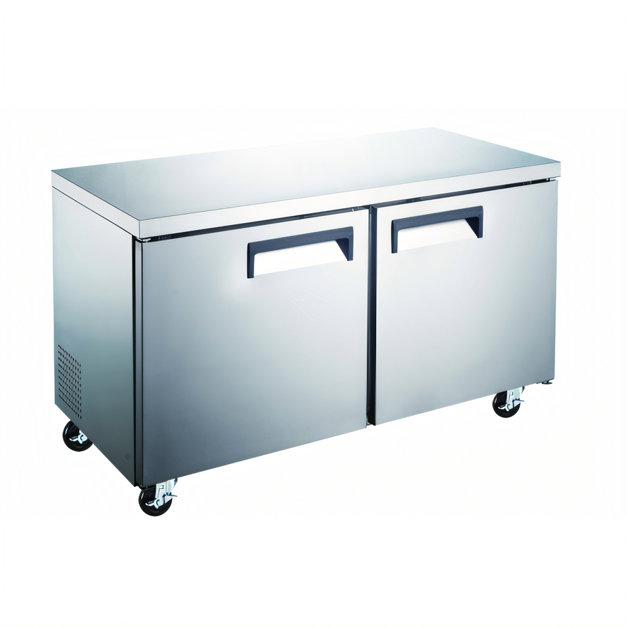 Product image #1 for Grista 60-Inch Two-Section Undercounter Refrigerator with Stainless Steel Worktop