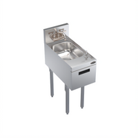 Krowne Royal Series Freestanding Underbar Hand Sink Unit with Faucet and Soap/Towel Dispensers, 12 Inch x 24 Inch