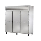 Thumbnail image #1 for True Mfg. - General Foodservice SPEC SERIES STA3R-3S-HC 3-Section Reach-In Refrigerator, Solid Doors, Stainless Exterior, Top-Mounted Refrigeration