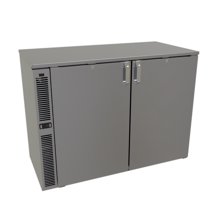 Product image #1 for Glastender C1SB48 48-Inch Two-Section Side-Serviced Back Bar Cooler