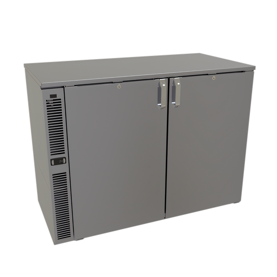 Product image #1 for Glastender C1SB48 48-Inch Two-Section Side-Serviced Back Bar Cooler