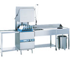 Thumbnail image #1 for Eurodib USA Lamber L21EKS High-Temp Pass-Through Dishwasher, Gravity Drain, 30 Racks/Hour, 6 kW Booster, Stainless Steel