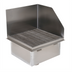 Thumbnail image #1 for Eagle Group FF2119-SG-RS Flush Floor Mounted 304 Stainless Steel Mop Sink with Right End Splash, 19 x 21 x 10 Inch Bowl