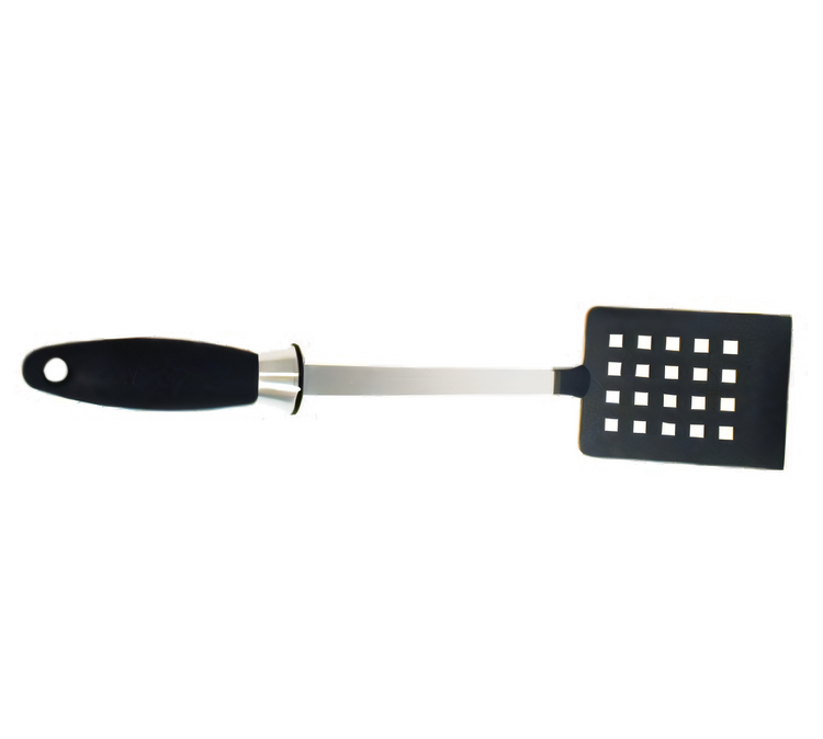 Product image #1 for Get-A-Grip 14-Inch Perforated Stainless Steel Turner with Soft-Grip Handle