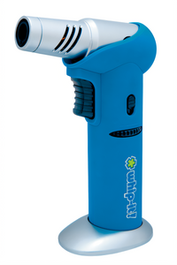 Whip-It! Tilt Kitchen Torch with Rotating Nozzle and Adjustable Lockable Flame, Blue