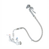Thumbnail image #1 for T&S Brass B-0167-HH 8-Inch Wall-Mount Mixing Pre-Rinse Faucet with 44-Inch Hose and 1.15 GPM Spray Valve