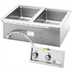Thumbnail image #1 for APW Wyott HFW-2DS Two-Well Drop-In Electric Hot Food Well with Drain, Wet/Dry Operation, Infinite Controls
