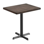 Thumbnail image #1 for Flash Furniture GSF-REC2430-DKBRN-T2222-GG Rectangular Beech Butcher Block Tabletop, 24"W x 30"D, Dark Brown