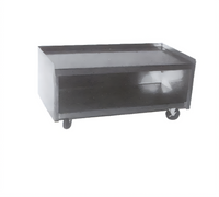 La Rosa Refrigeration Mobile Open Cabinet Equipment Stand, 86 x 24 Inches, 304 Stainless Steel