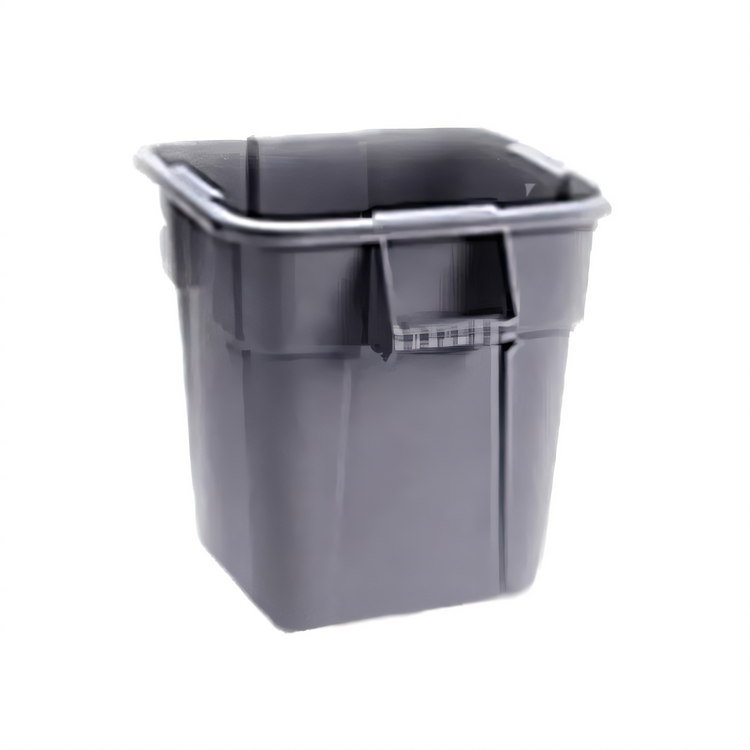 Product image #1 for Rubbermaid Commercial BRUTE 28 Gallon Square Plastic Trash Container, Gray, Without Lid