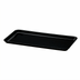 Thumbnail image #1 for Cambro Black Rectangular Fiberglass Market Display Tray, 8-1/16