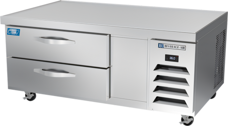Product image #1 for Beverage-Air Cross Temp Two-Drawer Convertible Chef Base Refrigerator/Freezer, 52 Inch Wide