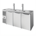 Thumbnail image #1 for True Premier Bar 84-Inch Three-Section Refrigerated Draft Bar Cooler with 2 Beer Columns