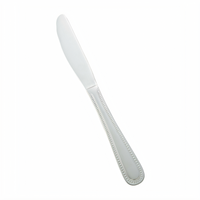 Winco Deluxe Pearl 8-3/8 Inch Salad Knife, 18/8 Stainless Steel, Extra Heavy Weight, Mirror Finish
