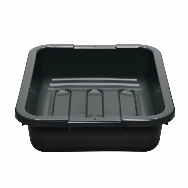 Product image #2 for Cambro Cambox 15 x 20 One-Compartment Bus Box, Black Hi-Gloss Plastic