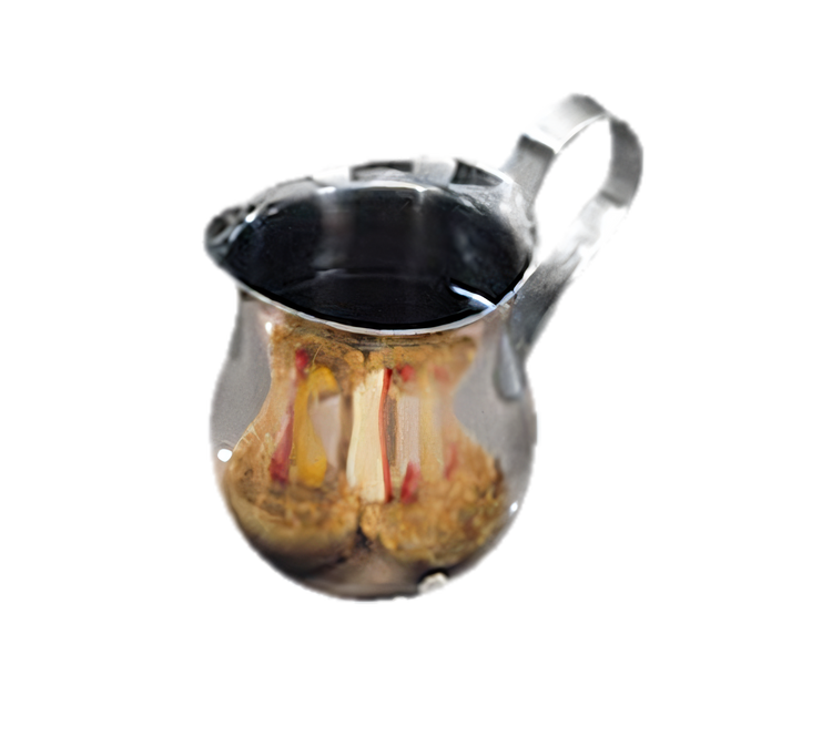Product image #1 for American Metalcraft Stainless Steel Bell Creamer/Syrup Server, 3 oz., Mirror Finish