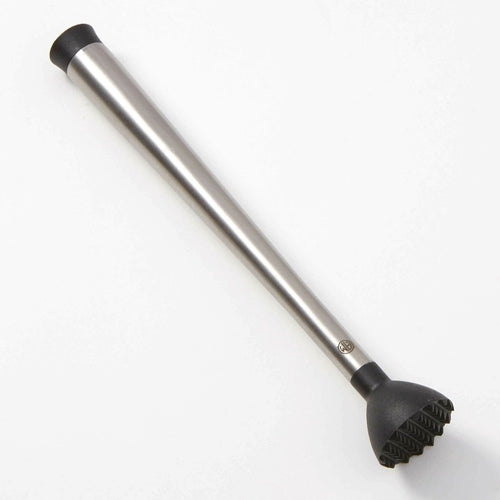 Product image #1 for American Metalcraft 9-1/8-Inch Stainless Steel Cocktail Muddler with Black Rubber Tip