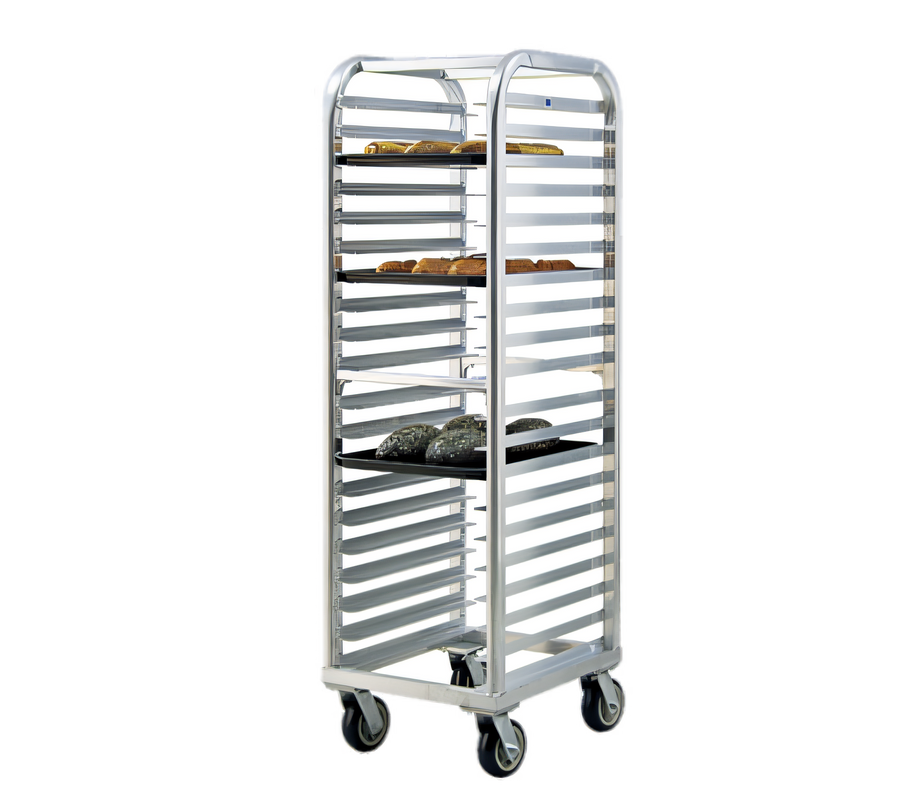 Product image #1 for New Age Lifetime Series Heavy-Duty Aluminum End-Loading Bun Pan Rack, 20-Pan, 73-Inch High