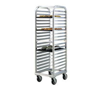 New Age Lifetime Series Heavy-Duty Aluminum End-Loading Bun Pan Rack, 20-Pan, 73-Inch High