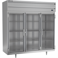Beverage-Air P Series Three-Section Glass Door Reach-In Freezer, 68.34 Cu. Ft.