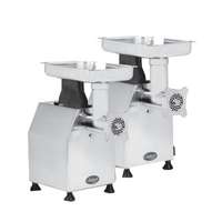 Chefmate #12 Stainless Steel Bench Meat Chopper, 250 lb. per Hour, 1 HP, 115V
