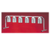 Thumbnail image #1 for Nemco Portable Countertop 6-Bulb Infrared Heat Lamp, 120V, 1-Phase, 1.5 kW