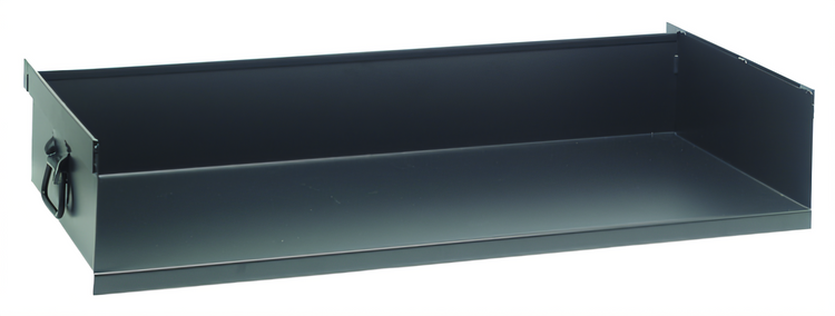 Product image #1 for Quantum Open Front Removable Tray for Tray Truck System, 36 x 15 x 6 Inches, Black Steel