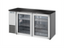 Thumbnail image #1 for True 60-1/8 Inch Two-Section Self-Contained Back Bar Cooler with 2 Glass Doors