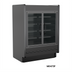 Thumbnail image #1 for Structural Concepts Fusion 2-Section Self-Service Glass Door Freezer, Remote DX, Black