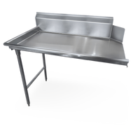 48-Inch Right-to-Left Clean Dish Table, 304 Stainless Steel