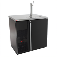 Pro-Line E-Series 36-3/4-Inch Black Self-Contained Direct Draw Draft Beer Cooler, 1-Keg, 1 Faucet