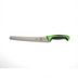 Thumbnail image #1 for Mercer Culinary Millennia Colors 10-Inch Wide Wavy Edge Bread Knife, Green Handle