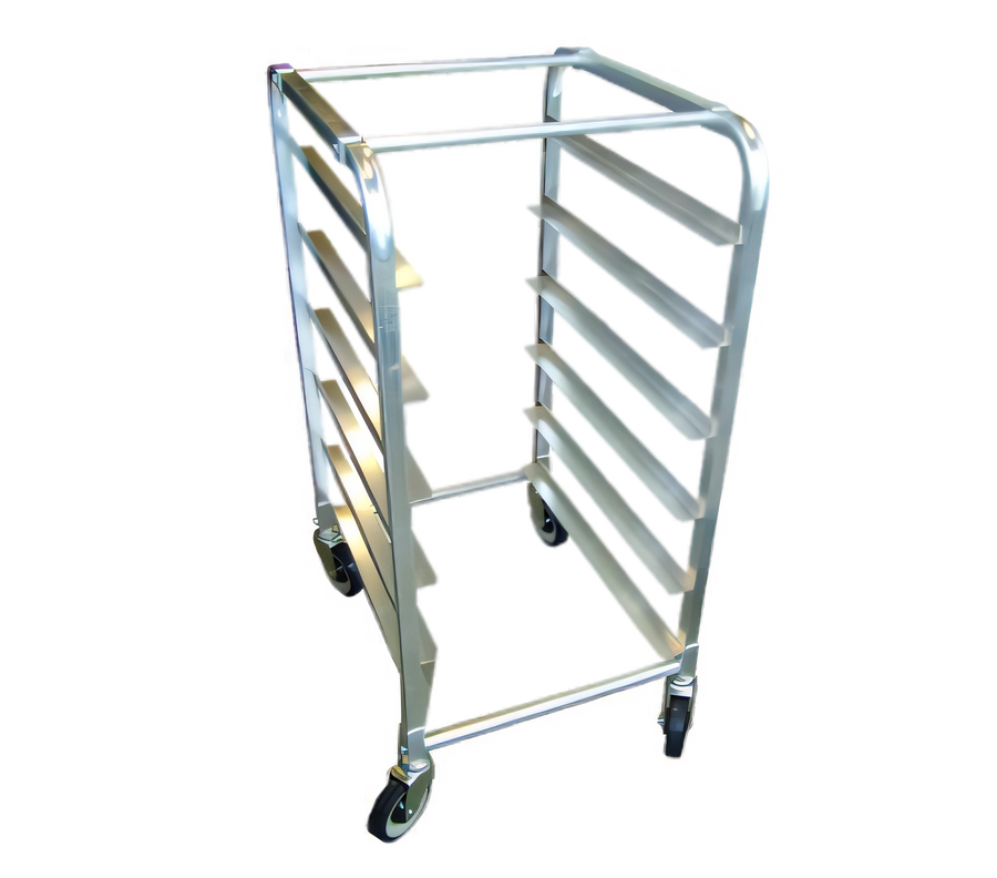 Product image #1 for Omcan USA Full-Size Mobile End-Load Aluminum Pan Rack, 15-Pan Capacity
