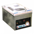 Thumbnail image #1 for Omcan 19481 Countertop Single-Chamber Vacuum Packaging Machine, 15 x 11 x 3 in Chamber, 10.2 in Seal Bar, Digital Controls, 110V