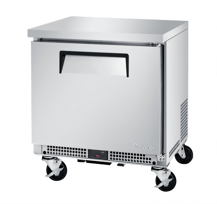 Product image #1 for Turbo Air M3 Series Shallow-Depth Undercounter Refrigerator, 1-Section, Solid Door, 27-Inch Wide