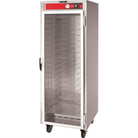 Vulcan Mobile Non-Insulated Heated Holding Cabinet, 18 Sheet Pan / 36 Steam Table Pan Capacity, Glass Door