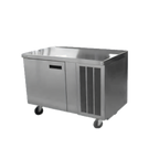 Thumbnail image #1 for Delfield 186114BUCMP Three-Section Refrigerated Work Table, 114-Inch, 3-Door, Stainless Steel, Self-Contained