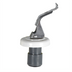 Thumbnail image #1 for Winco Wine Bottle Stopper with Thermoplastic Cork, Stainless Steel Clip, and White Collar
