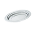 Thumbnail image #1 for Miramar Decorative Oval Stainless Steel Food Pan, 3 Quart, 2-Inch Deep
