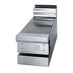 Thumbnail image #1 for Jade Range (Middleby) Titan JMPR-12 Heavy-Duty 12-Inch Modular Spreader Plate Range with 6-Inch Solid Plate Shelf, Stainless Steel