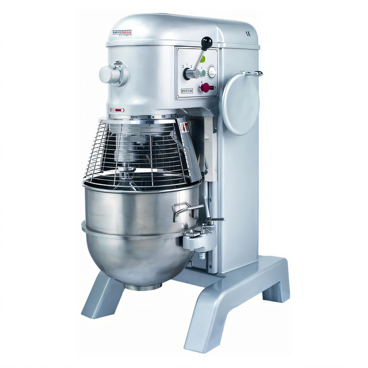 Product image #1 for BakeryXpress DXP-PM60B 60 Qt Heavy Duty Floor Model Planetary Mixer, 2 HP, 220V, 3-Speed, Belt Driven