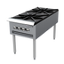 Thumbnail image #1 for Garland Regal Series 18-Inch Wide Gas Double Stock Pot Range with 2 Front-to-Back Burners, Manual Controls, Standing Pilot, and 90,000 BTU