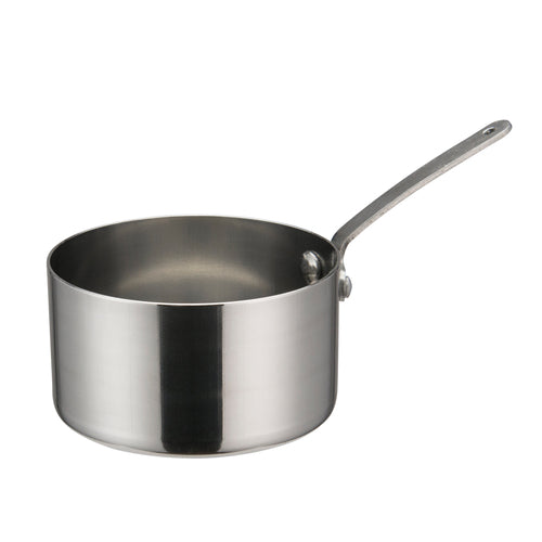 Product image #1 for Winco Mini Stainless Steel Sauce Pan, 10 oz., Round, 3-1/2 Inch Dia. x 2 Inch H