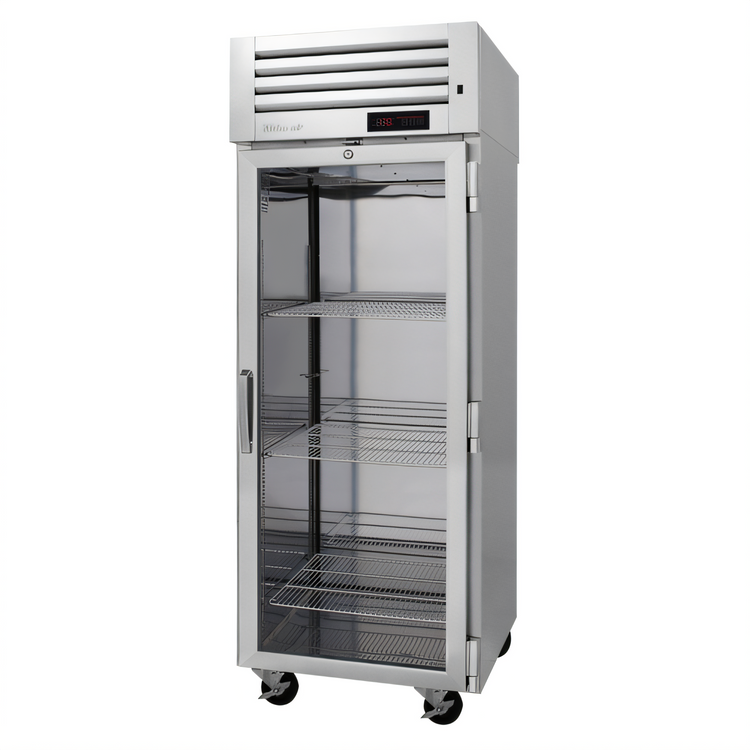 Product image #1 for Turbo Air PRO Series Standard Depth 1-Section Heated Reach-In Cabinet with Glass Door, 25.4 Cu. Ft., 208/230V