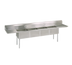Thumbnail image #1 for John Boos E-Series 4-Compartment Double Drainboard Sink, 100-Inch Wide, 18-Gauge Stainless Steel