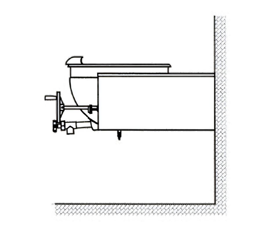 Product image #1 for Legion TWSWC-80 80-Gallon Direct Steam Full-Jacket Tilting Wall-Mount Kettle