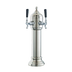Thumbnail image #1 for Perlick Napoli 2-Faucet Glycol-Cooled Countertop Draft Beer Tower, Polished Chrome