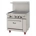 Thumbnail image #1 for Migali Competitor Series 36-Inch Liquid Propane Commercial Gas Range with 36-Inch Griddle and Standard Oven