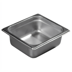 Thumbnail image #1 for CFS Brands DuraPan™ 607162 1/6 Size Solid Steam Table Pan, 2-1/2" Deep, 1.10 qt., Stainless Steel Case of 6